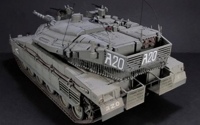 Ilsutrasi Tank Merkava Mark 4. [Instagram]